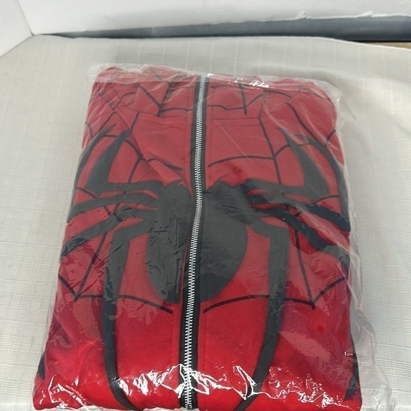 Last stand Spider Man RED AND BLACK SUIT Full zip hoodie XXL - Picture 5 of 8